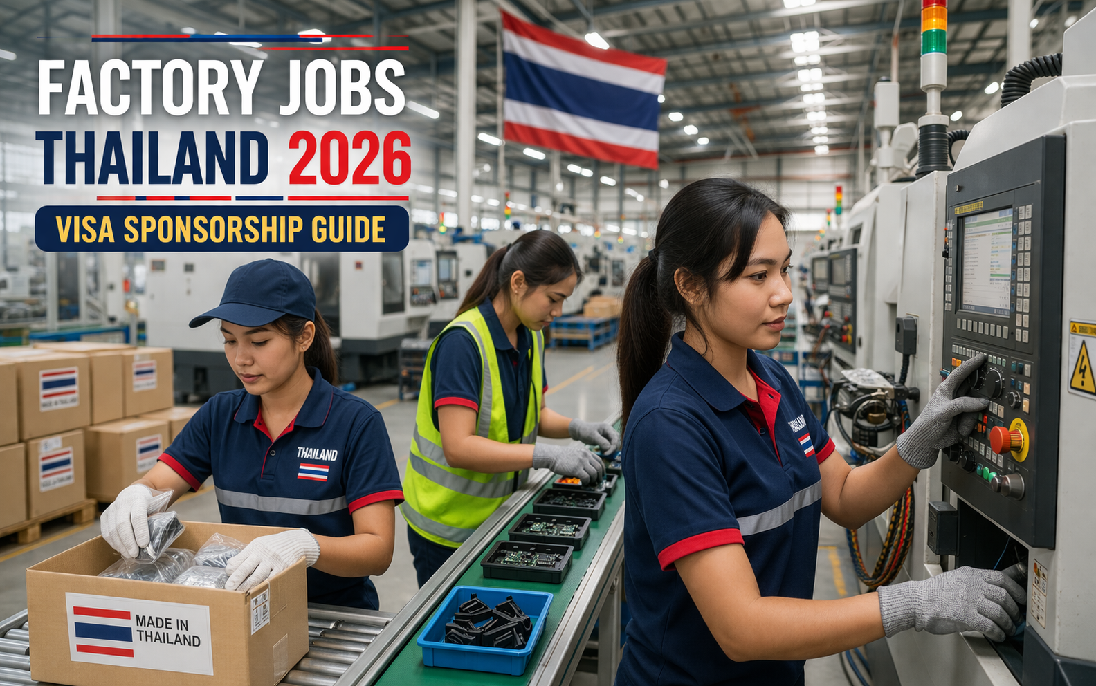 Factory Worker Jobs in Thailand 2026 – Visa Sponsorship Guide